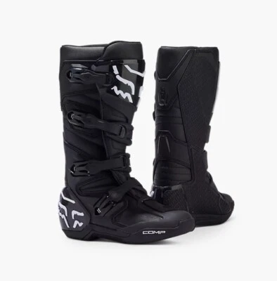 Fox Racing Youth Comp Boots Black 30471-001 Foto 1 de 4