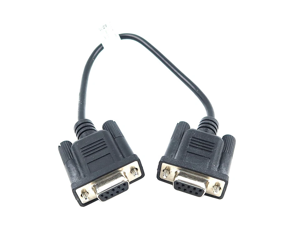 GENUINE DELL DB9 RS-232 FEMALE TO FEMALE SERIAL CABLE K06TC 0K06TC CN-0K06TC - Image 1 of 1