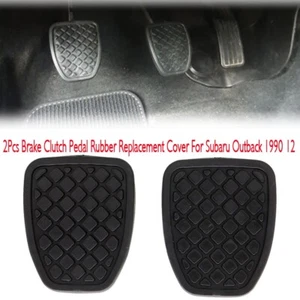 Cubierta de pastillas de repuesto de goma para pedal de embrague de freno 2 piezas para Subaru Outback 1990-12 - Imagen 1 de 7