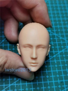 1:12 Handsome Boy YiBo Head Sculpt Carved For 6" Male Action Figure Body Toys - Picture 1 of 7