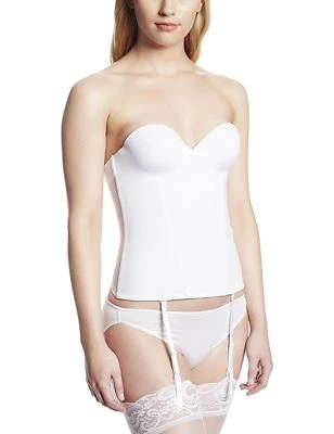 Jezebel Embrace Bustier 30019 BLANCO sin tirantes [ELIGE TALLA] *Nuevo con ligas Foto 1 de 4