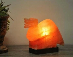 Dinosaurs Himalayan Pink Salt Shape Lamp, Dimmer Switch, Home Decor - Picture 1 of 5
