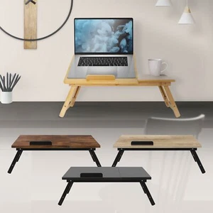 Mesa de altura ajustable para ordenador portátil de madera con cajón a elegir - Imagen 1 de 9