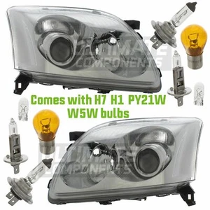 Fits Toyota Avensis Hatchback 2003-2006 Headlights Headlamps 1 Pair With Bulbs - Picture 1 of 4