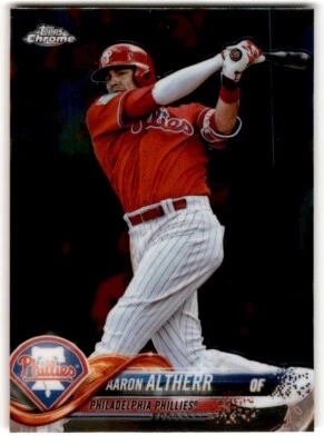 2018 Topps Chrome Aaron Altherr #170 Philadelphia Phillies - Image 1 of 2
