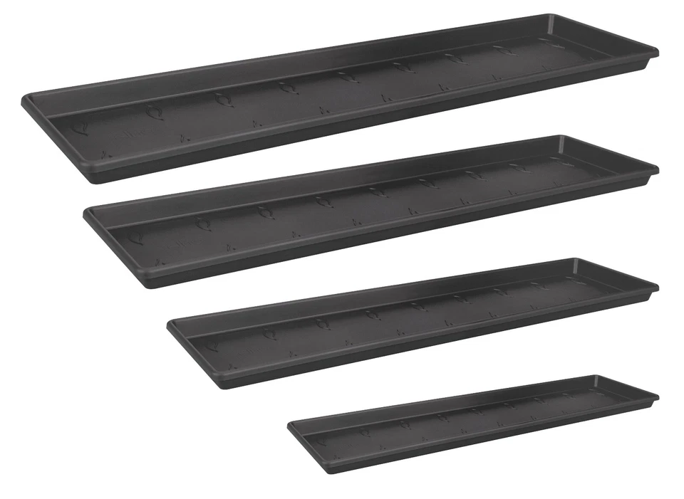 Long Rectangular Plastic Plant Pot Saucer Trough Planter Water Drip Tray Base - Image 1 of 1