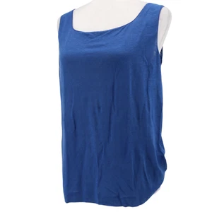CRUCIANI Casual Square Neck Sleeveless Women’s Jersey Tee Top Retail $129 - NWT - Picture 1 of 7
