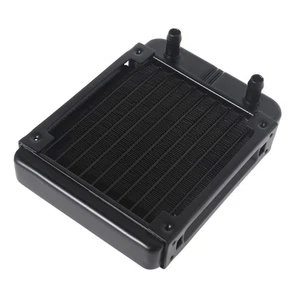 DIY Liquid Cooling System High-Density Fins 10 Row Aluminum Tubes Radiator 120mm - Afbeelding 1 van 8