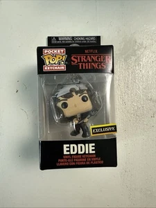 Llavero Funko Pocket Pop - Eddie Munson Stranger Things - Exclusivo tema candente - Imagen 1 de 2