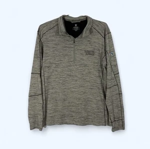 Kuhl Quarter Zip Pullover Sweater Men Green/Gray Size XL Long Sleeve RN# 108846 - Picture 1 of 7