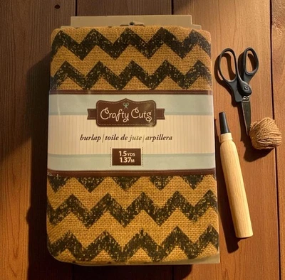 Arpillera cortes artesanales 1,5 yardas manualidades de costura granja rústico otoño NUEVO 2014 Foto 1 de 4