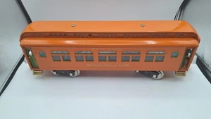 MTH No. 428 Parlor Car No. 10-1106A Orange Standard Gauge Tinplate "F" - Picture 1 of 16