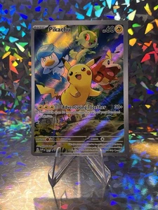 Pikachu - 027 Sv: Scarlet & Violet Promo Cards - Picture 1 of 2
