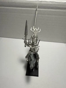 Warhammer fantasy High Elf mounted hero metal figure OOP raw not painted - Picture 1 of 4