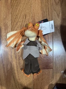 Vintage 1998 Star Wars Buddies Jar Jar Binks Hasbro Plush 7” Toy Episode 1 Tags - Picture 1 of 3
