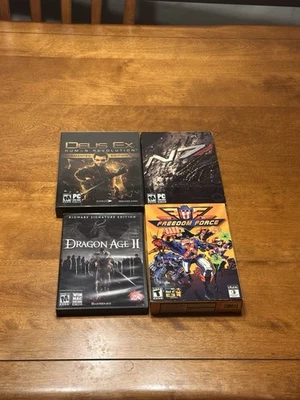Lot RPG PC Games Deus Ex Human Rev, Dragon Age 2, Mass Effect 2, Freedom Force - Image 1 of 4