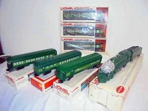 LIONEL 6-8702 SÜDHALBMOND DAMPFMASCHINE MIT 6 PERSONENWAGEN ! GETESTET! VIDEO! - Bild 1 von 22