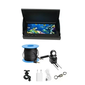 Unterwasser-Fischfinder 4,3" HD-Display mit Nachtsicht 30 Meter HD-Kamera aa - Bild 1 von 23