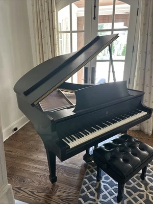 Steinway Baby Grand Model M 1974 ébano Foto 1 de 4