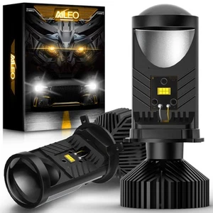 Fari a LED H4 con lente mini proiettore adatti per guida a sinistra dotati di - Foto 1 di 9
