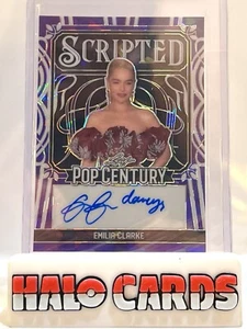 1/1 Emilia Clarke Auto 2024 Foglia Pop Metallo Secolo Scritto Madre dei Draghi - Foto 1 di 2