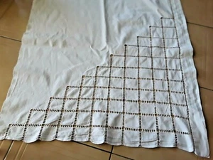  broderie  jours  MAIN coton 72x72cm@OLD - Imagen 1 de 3