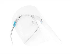 12 Face Shields+Glasses Frames Ultra Clear Anti-Fog Protective Full Face NIP - Picture 1 of 3