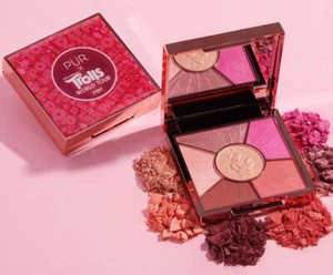 Pur x Trolls World Tour Eyeshadow Pressed Pigment Palette * Pop * - Picture 1 of 4