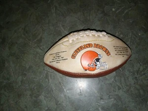 NFL Cleveland BROWNS Mini AFC Central Conference Champions Mini Football - Picture 1 of 3