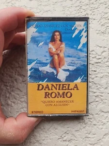 Vintage Daniela Romo Cassette Quiero Amanecer Con Alguien H4F42257 - Picture 1 of 5