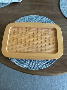 Longaberger 2000 Founders Market Woven Basket Lid - Classic Stain - Picture 1 of 2