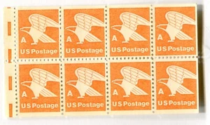 BOOKLET PANE 8 STAMPS Scott 1736a EAGLE-"A"-SERIES 1978 MNH/OG EXCELLENT (320-5) - Picture 1 of 9