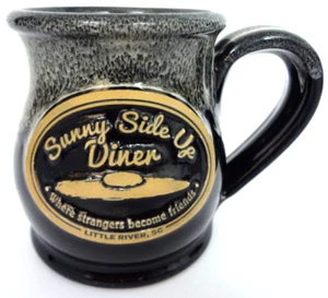 SUNNY SIDE UP DINER LITTLE RIVER SC KAFFEEBECHER TEETASSE DENEEN KERAMIK HERGESTELLT IN DEN USA - Bild 1 von 6