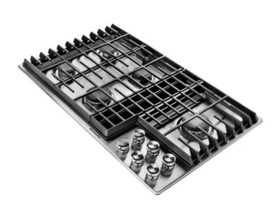 KitchenAid KCGD506GSS 36 X 18,4 X 21,5 дюйма 5 горелок газовая варочная панель из нержавеющей стали - Изображение 1 из 3