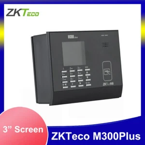 ZKteco M300Plus ID/IC/ADMS Fingerprint Time Attendance Punch Card System New - Picture 1 of 11