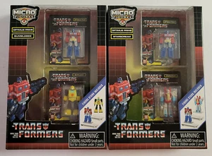 Transformers Micro Figures 2 Pack STARSCREAM OPTIMUS PRIME BUMBLEBEE Set of 4 - Picture 1 of 2