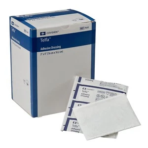 Highly Absorbent Wound Dressing with Non Adherent Film Made in USA 1 Pack - Picture 1 of 1