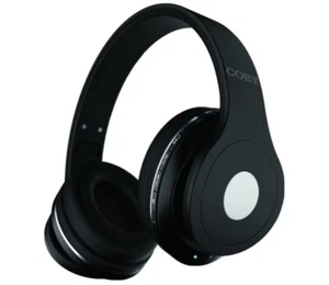 Coby Bluetooth Headphones w/Mic, Black - Picture 1 of 3