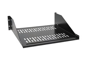 19" Vented Steel 3U Relay Rack Mount Cantilever Network Shelf 18" Deep - Picture 1 of 8