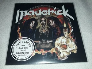 MAVERICK-BREAK IT UP 7"SINGLE spanish heavy metal-ADGAR-WARCRY-BARON-SANGRE AZUL - Picture 1 of 2