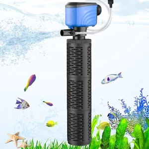 100-300 Gallon Turtle Fish Tank Filter, 660 GPH Internal Aquarium Whisper Filter - Picture 1 of 6