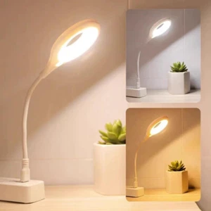 USB Smart Voice Control Night Light LED Dimmable Daylight Bedroom Table Lamp - Picture 1 of 10