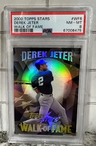 Derek Jeter 2000 Topps Stars Walk of Fame #WF6 PSA 8 - Picture 1 of 2