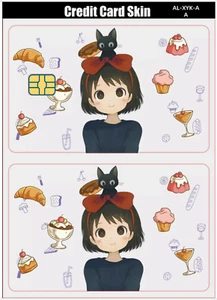 Kiki's Delivery Service Credit Card Smart Sticker Skin Pre-cut Small Chip Ghibli - Picture 1 of 5