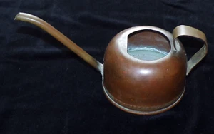 ANTIKE Vintage Kupfer Mini Metall Gießkanne Art Deco langer Auslauf - Bild 1 von 16
