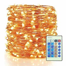 Tempo Catena Luminosa, 50 metri 500 LED Stringa Luci led Filo Rame,