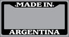 Black License Plate Frame Made In Argentina Auto Accessory 1057