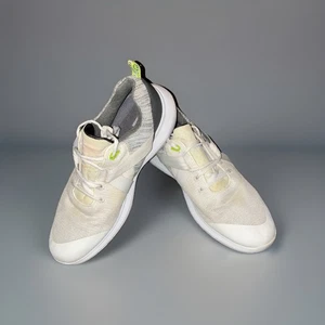 Footjoy Flex Men's Golf Shoes White / Grey Sz 9 M Spikeless Lightweight FJ - Picture 1 of 5
