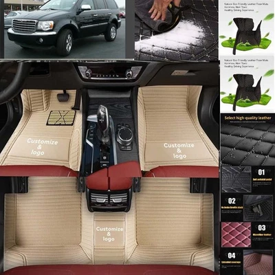 For Chrysler Aspen Car Floor Mats Custom Waterproof Auto Liners Carpets Foto 1 de 4