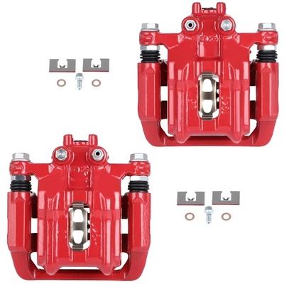For 12-15 Honda Crosstour 13-18 Acura RDX 2pcs Red Rear Brake Calipers - Imagem 1 de 4